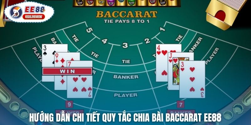 Hướng dẫn chi tiết quy tắc chia bài Baccarat EE88